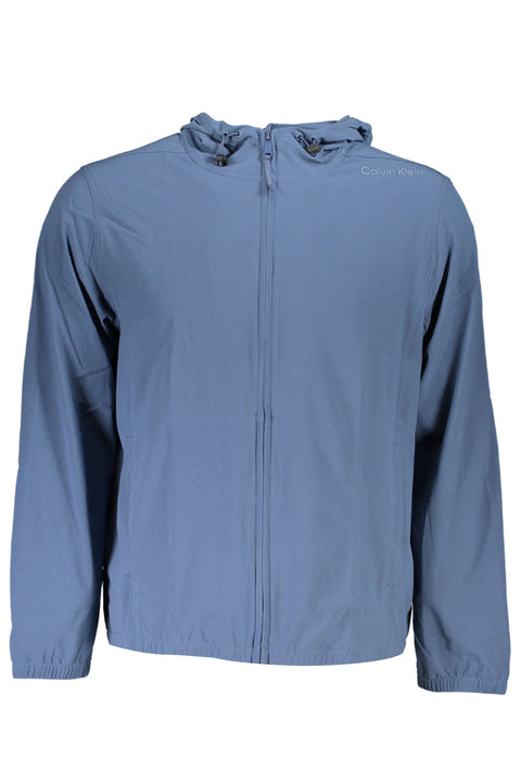 Calvin Klein Felpa Con Zip Uomo Blu