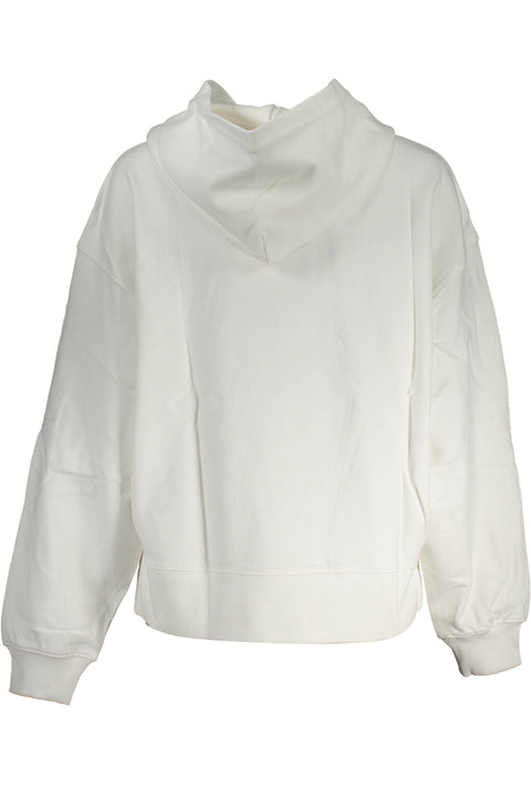 Calvin Klein Felpa Senza Zip Donna Bianco