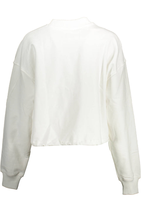 Calvin Klein Felpa Senza Zip Donna Bianco
