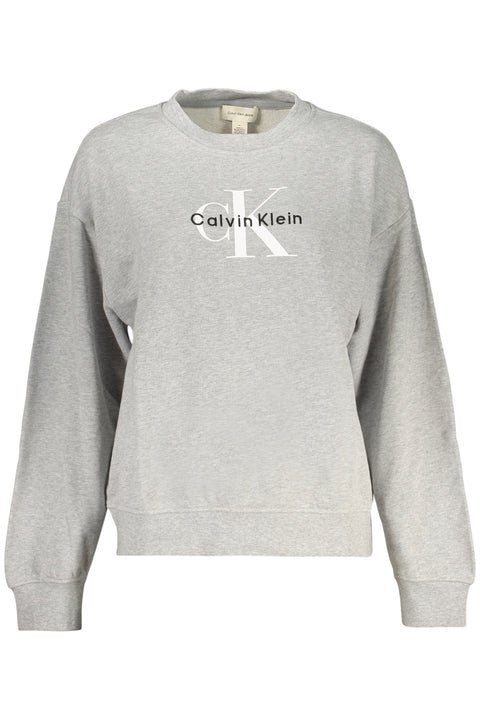 Calvin Klein Felpa Senza Zip Donna Grigio