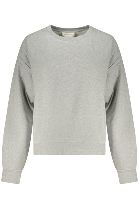 Calvin Klein Felpa Senza Zip Donna Grigio