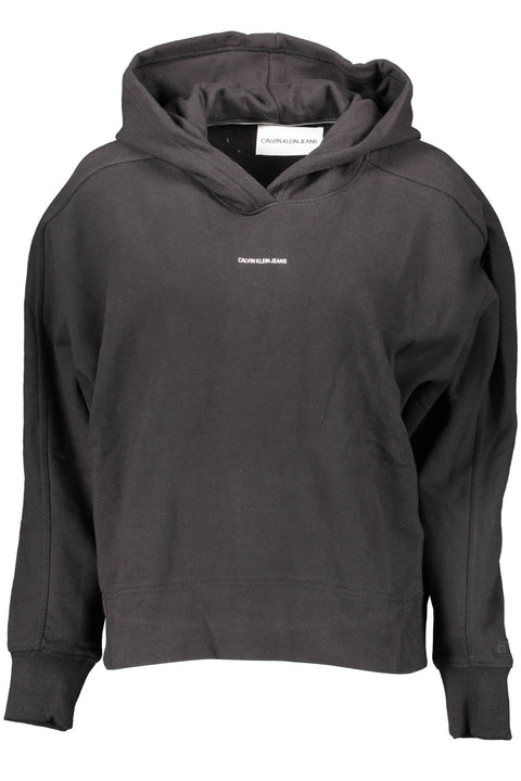Calvin Klein Felpa Senza Zip Donna Nero