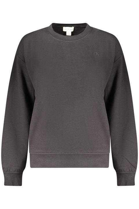 Calvin Klein Felpa Senza Zip Donna Nero