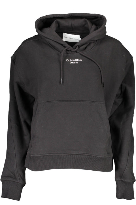Calvin Klein Felpa Senza Zip Donna Nero