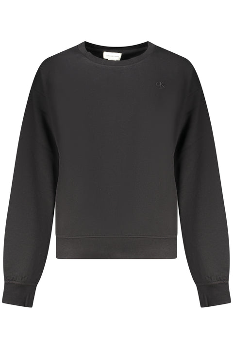 Calvin Klein Felpa Senza Zip Donna Nero