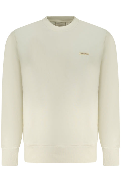 Calvin Klein Felpa Senza Zip Uomo Beige
