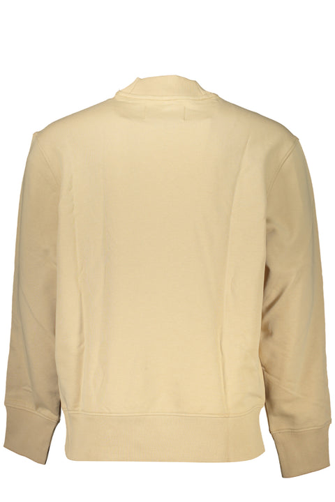 Calvin Klein Felpa Senza Zip Uomo Beige