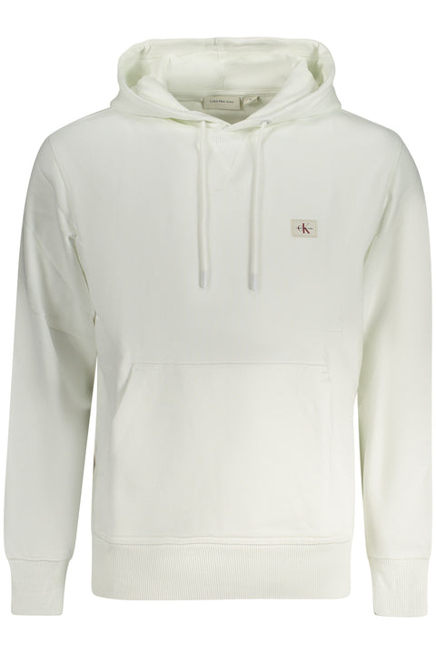 Calvin Klein Felpa Senza Zip Uomo Bianco