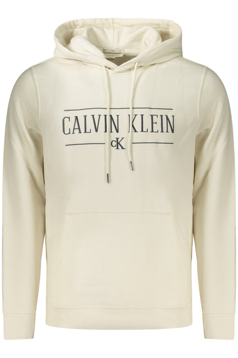 Calvin Klein Felpa Senza Zip Uomo Bianco