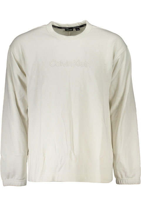 Calvin Klein Felpa Senza Zip Uomo Bianco