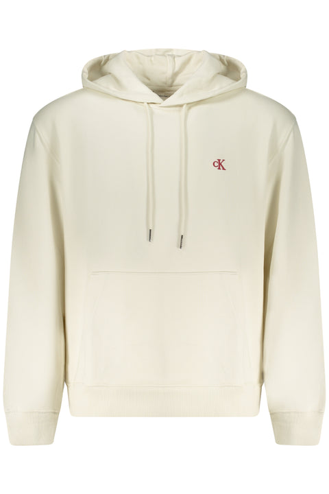 Calvin Klein Felpa Senza Zip Uomo Bianco