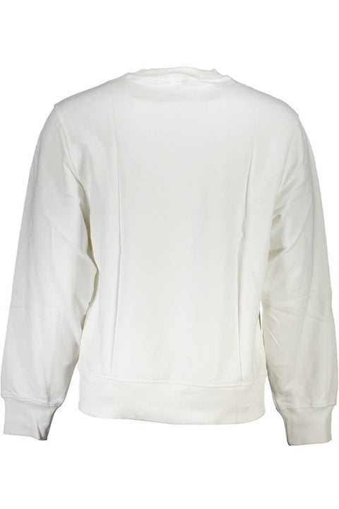 Calvin Klein Felpa Senza Zip Uomo Bianco