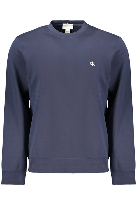 Calvin Klein Felpa Senza Zip Uomo Blu