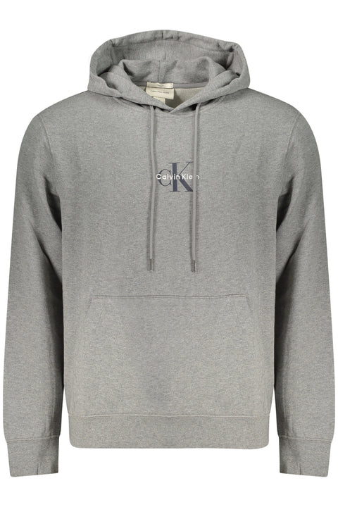 Calvin Klein Felpa Senza Zip Uomo Grigio