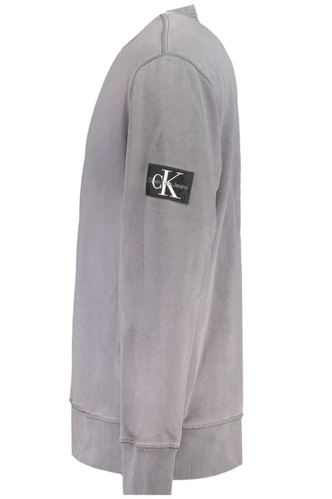 Calvin Klein Felpa Senza Zip Uomo Grigio