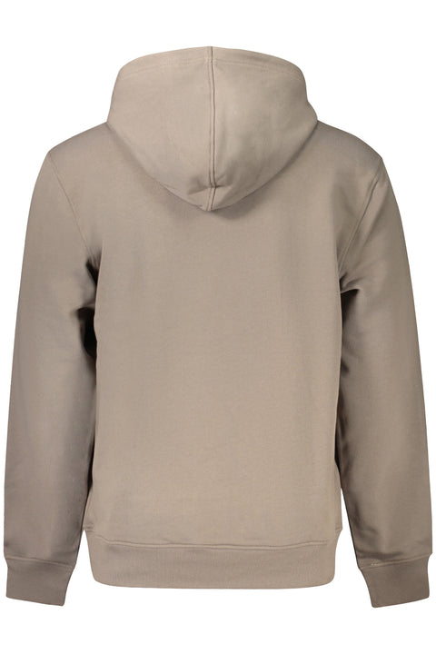 Calvin Klein Felpa Senza Zip Uomo Marrone