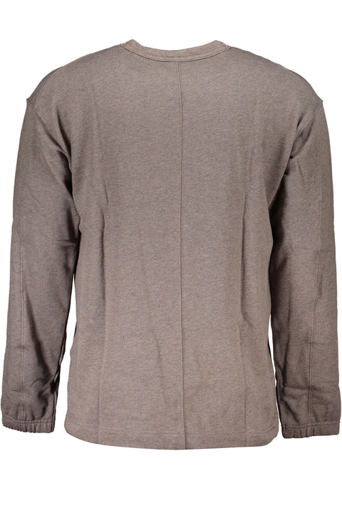 Calvin Klein Felpa Senza Zip Uomo Marrone