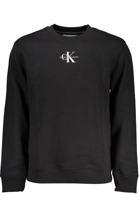 Calvin Klein Felpa Senza Zip Uomo Nero
