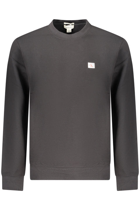 Calvin Klein Felpa Senza Zip Uomo Nero