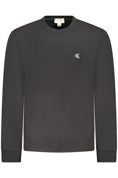 Calvin Klein Felpa Senza Zip Uomo Nero