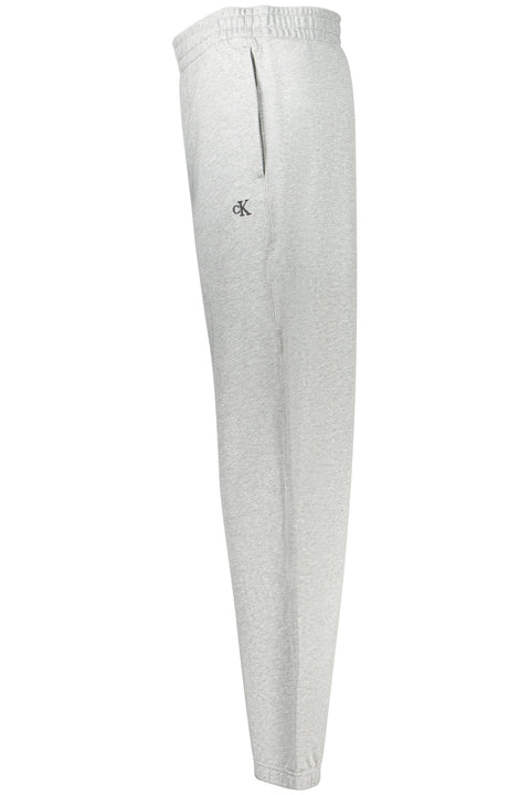 Calvin Klein Pantalone Tuta Lungo Uomo Grigio