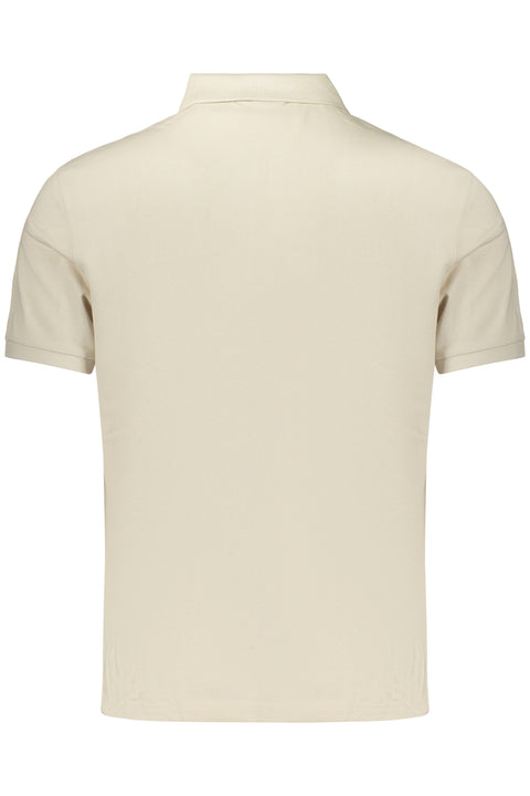 Calvin Klein Polo Maniche Corte Uomo Beige
