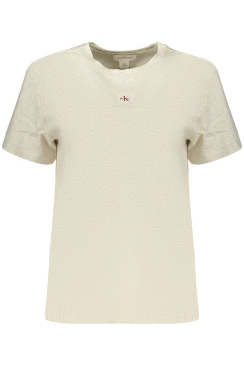 Calvin Klein T-Shirt Maniche Corte Donna Grigio