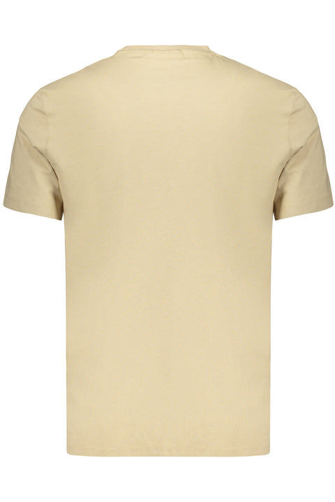 Calvin Klein T-Shirt Maniche Corte Uomo Beige