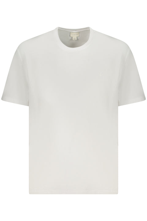 Calvin Klein T-Shirt Maniche Corte Uomo Bianco