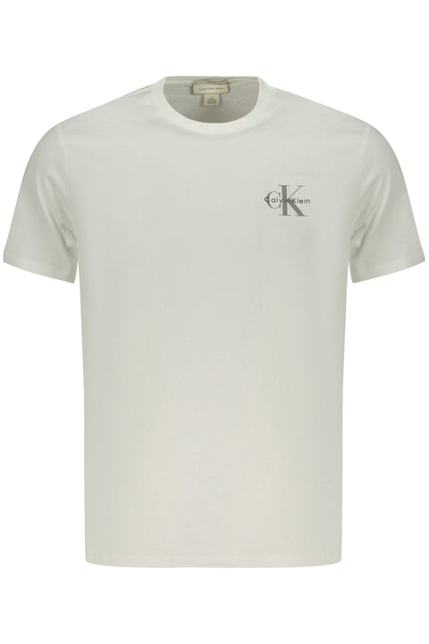 Calvin Klein T-Shirt Maniche Corte Uomo Bianco