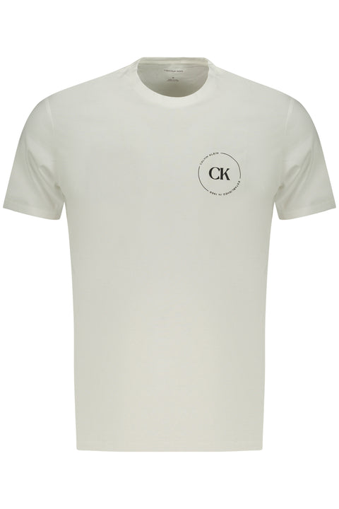 Calvin Klein T-Shirt Maniche Corte Uomo Bianco