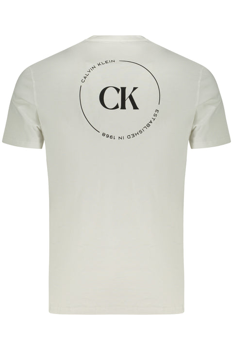 Calvin Klein T-Shirt Maniche Corte Uomo Bianco