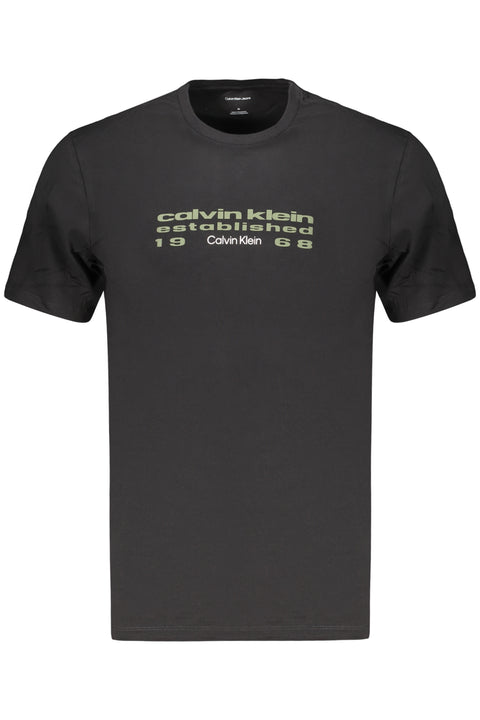 Calvin Klein T-Shirt Maniche Corte Uomo Nero
