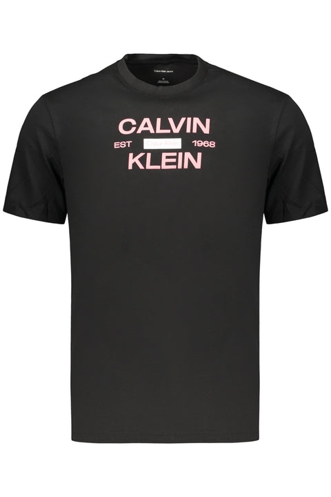 Calvin Klein T-Shirt Maniche Corte Uomo Nero
