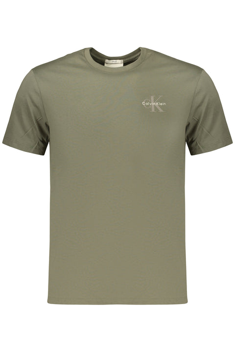 Calvin Klein T-Shirt Maniche Corte Uomo Verde