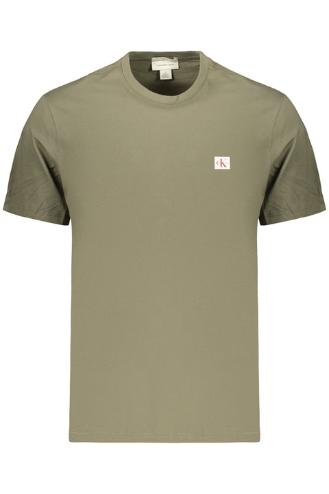Calvin Klein T-Shirt Maniche Corte Uomo Verde