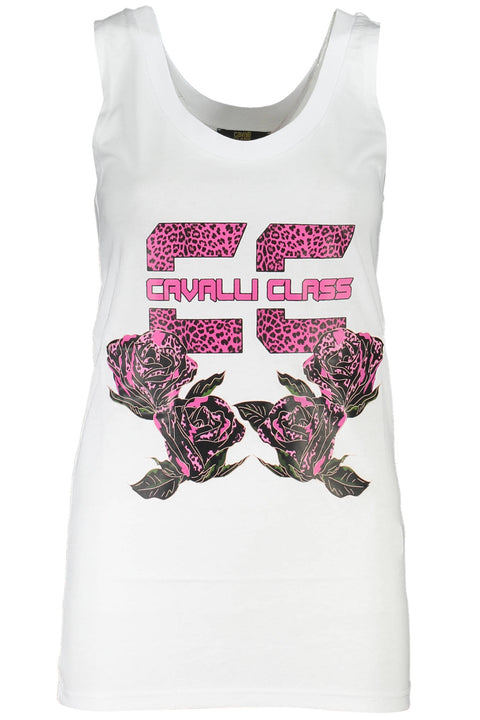 Cavalli Class Canotta Donna Bianco