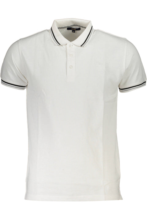 Cavalli Class Polo Maniche Corte Uomo Bianco