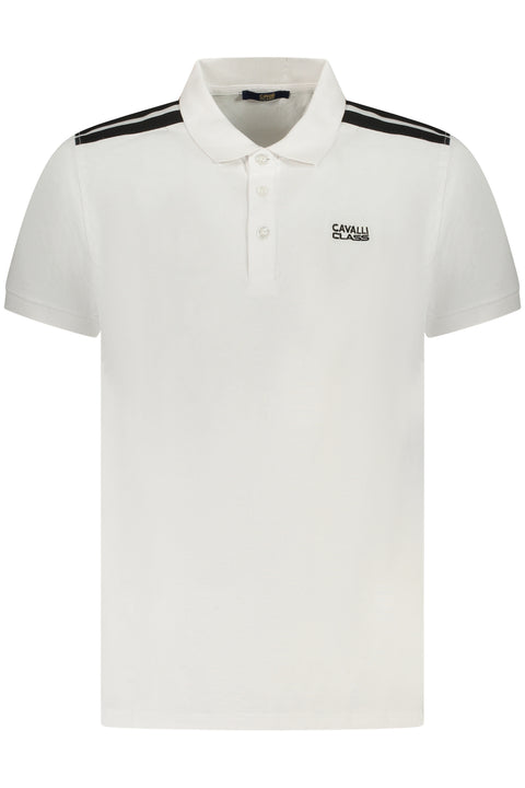 Cavalli Class Polo Maniche Corte Uomo Bianco