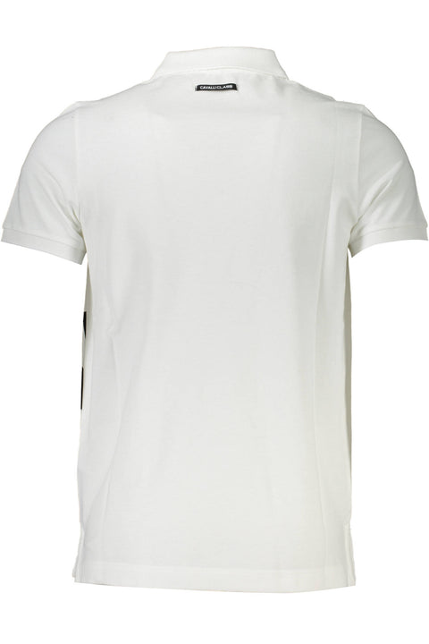 Cavalli Class Polo Maniche Corte Uomo Bianco