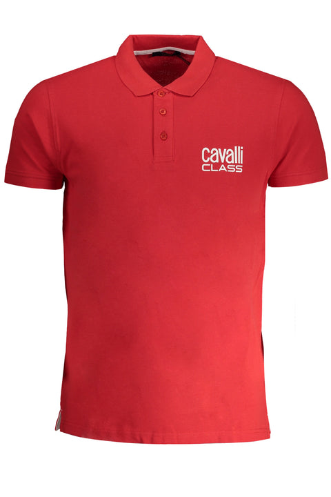 Cavalli Class Polo Maniche Corte Uomo Rosso