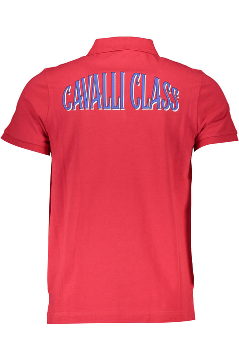 Cavalli Class Polo Maniche Corte Uomo Rosso