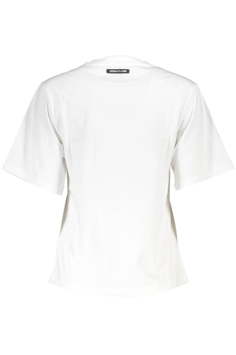 Cavalli Class T-Shirt Maniche Corte Donna Bianco