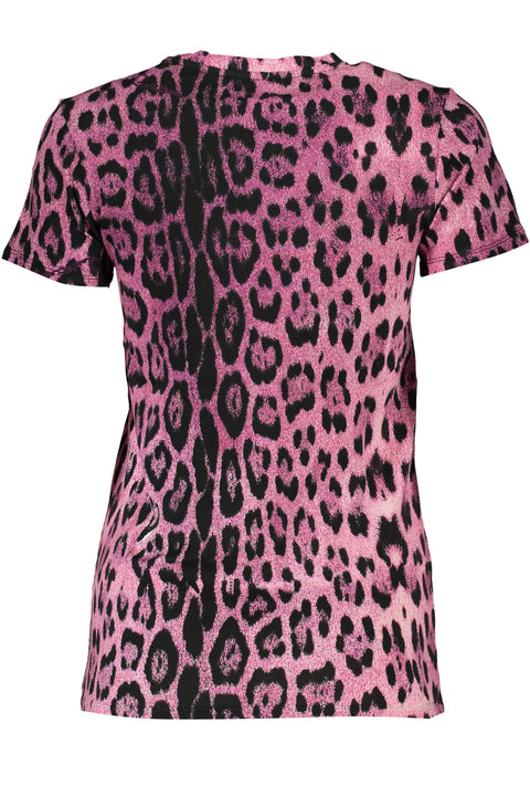 Cavalli Class T-Shirt Maniche Corte Donna Rosa