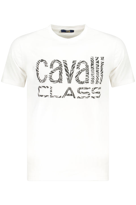 Cavalli Class T-Shirt Maniche Corte Uomo Bianco