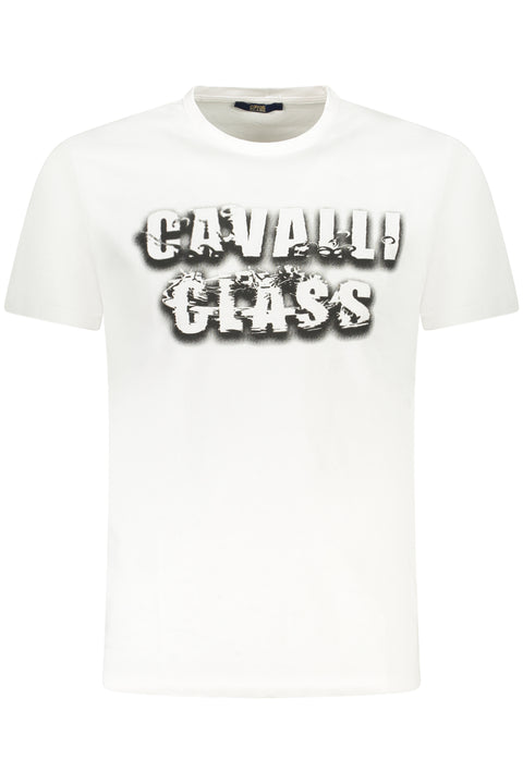 Cavalli Class T-Shirt Maniche Corte Uomo Bianco