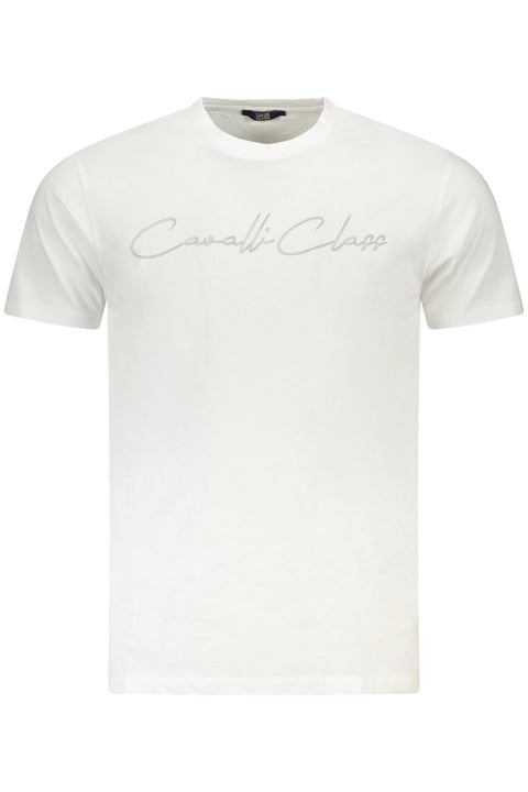Cavalli Class T-Shirt Maniche Corte Uomo Bianco