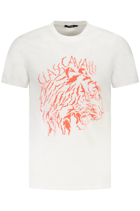 Cavalli Class T-Shirt Maniche Corte Uomo Bianco
