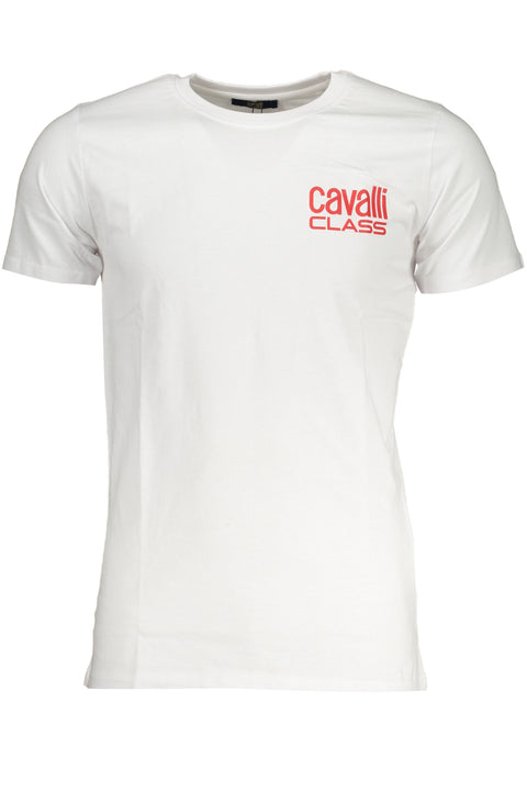 Cavalli Class T-Shirt Maniche Corte Uomo Bianco