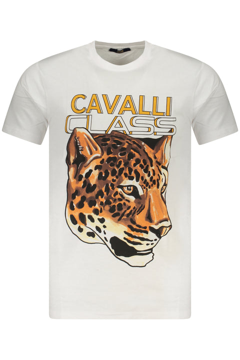 Cavalli Class T-Shirt Maniche Corte Uomo Bianco